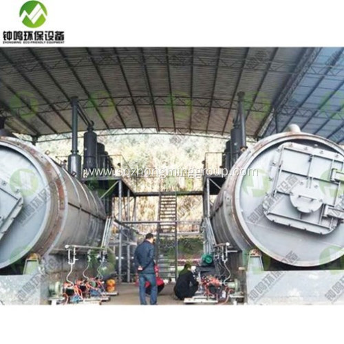 Waste Tire Recycling Oil Equipment With CE